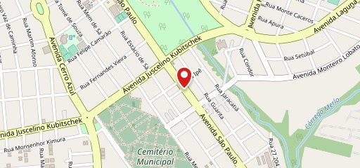 Maggnus pizzaria no mapa