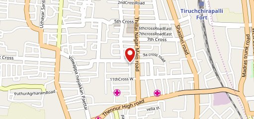 Maghai restaurant thillai nagar on map