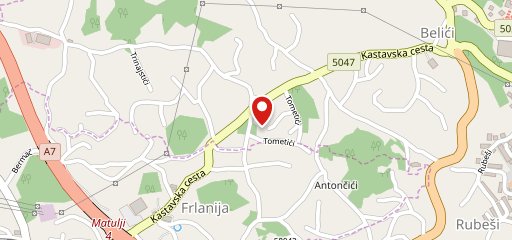 Mala Riba sulla mappa