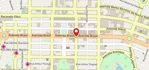 Manain lanches no mapa