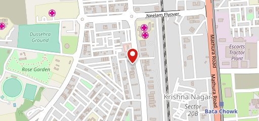 Mandarin Oak NIT Faridabad on map