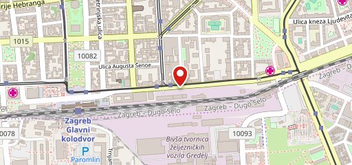 Manga Sushi Bar Branimir centar sulla mappa