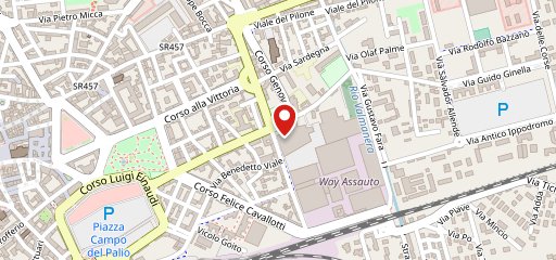 Hamburgeria Mangi e Tasti sulla mappa