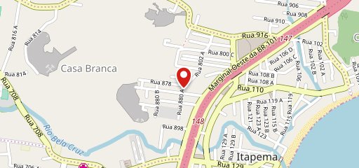 Boate Mansão Clube Itapema no mapa