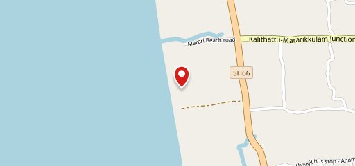 Marari Beach hut Resto Cafe on map