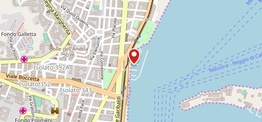 Ristorante Marina del Nettuno Yachting club Messina sulla mappa