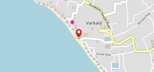 Varkala Marine Palace Beach Restaurant on map
