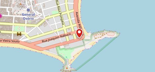 Fairmont Rio de Janeiro Copacabana no mapa