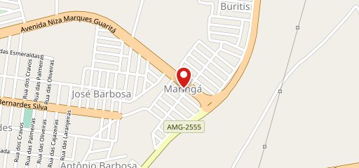 Restaurante Maringá no mapa