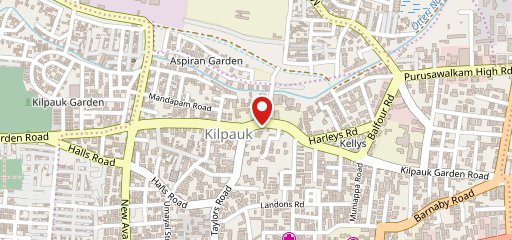 Market lane madras on map