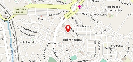 Marlene's Bar e Espagueto no mapa