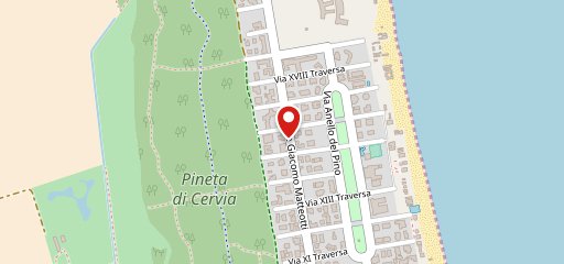 Ristorante Mascalzone Latino Beach Milano Marittima sulla mappa