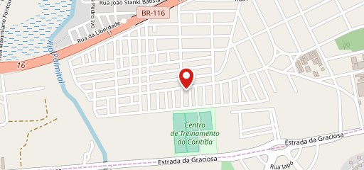 Master Pizza no mapa