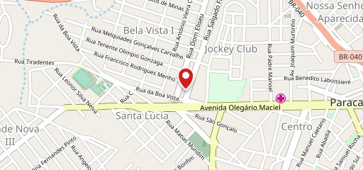 Master Pizza Paracatu MG no mapa