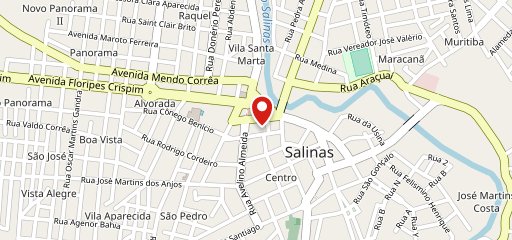 Master Pizza Salinas MG no mapa