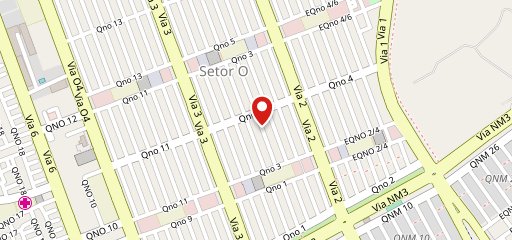 Master Pizza Ceilândia no mapa