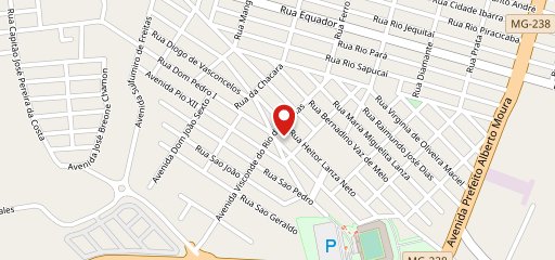 Master Pizzas no mapa