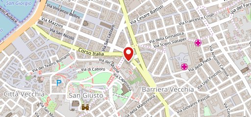 McDonald's Trieste Goldoni sulla mappa