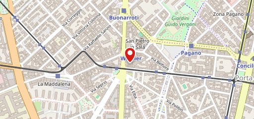 McDonald's Milano Buonarroti sulla mappa