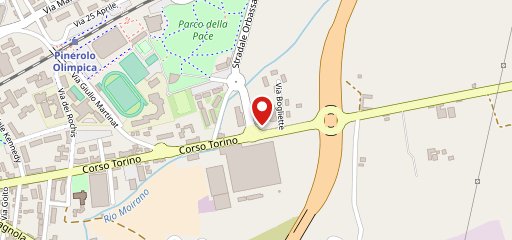 McDonald's Pinerolo sulla mappa