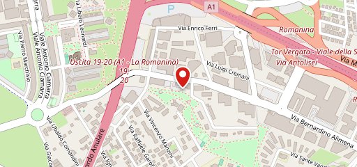 McDonald's Roma Romanina sulla mappa