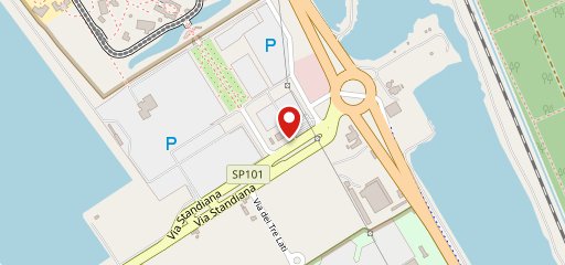 Mc donald's Ravenna drive esterno Parco Mirabilandia sulla mappa