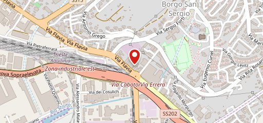 McDonald's Trieste Via Flavia sulla mappa