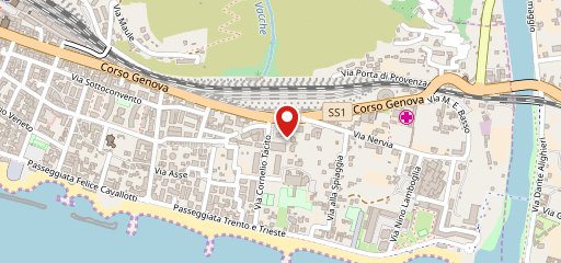 McDonald's Ventimiglia sulla mappa