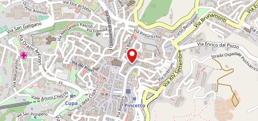 Pizzeria Mediterranea Piazza Piccinino sulla mappa