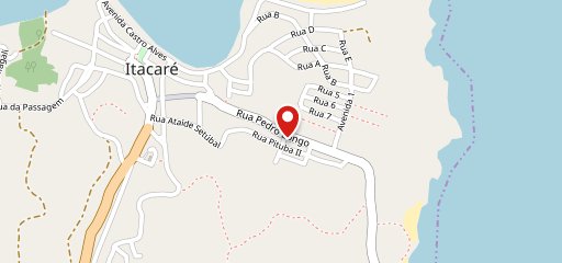 Restaurante Mediterrâneo - ITACARÉ no mapa