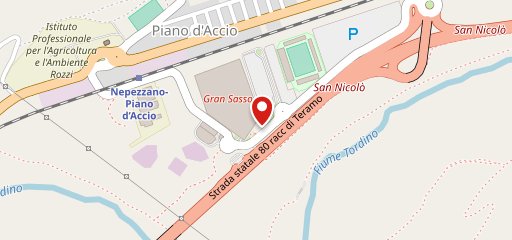 Mediterraneo Piano D'accio sulla mappa