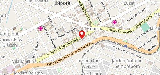 Mega Burguer Ibiporã PR no mapa