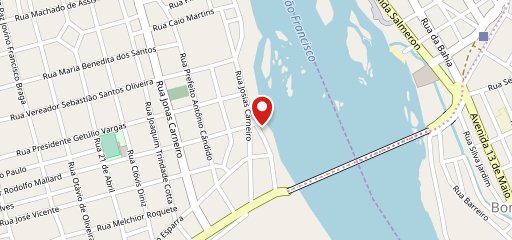 Mega lanches no mapa