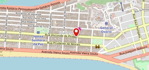 Megamatte Ipanema no mapa