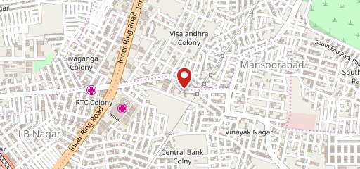 Meghana Tiffins on map