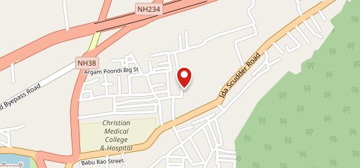 Meenachi mess on map