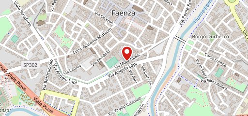Mens Faenza sulla mappa