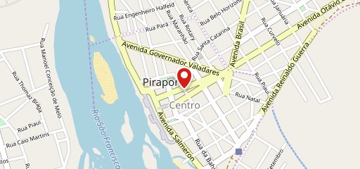 Mercado da Pizza no mapa