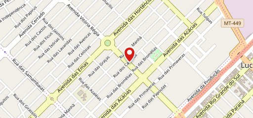 Metru's Pizzaria no mapa