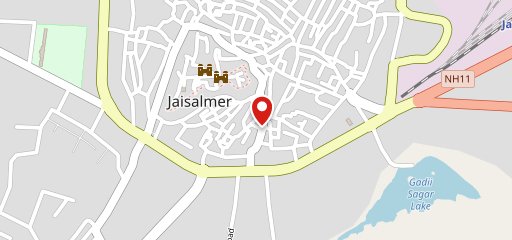 Milan restaurant on map