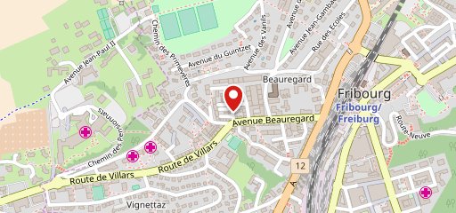 Mio Pizza Fribourg sulla mappa