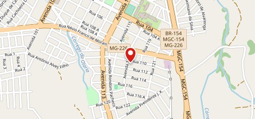 Mió Salgados Capinópolis no mapa