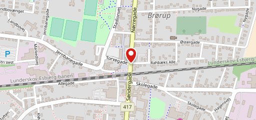 Mødestedet sur la carte