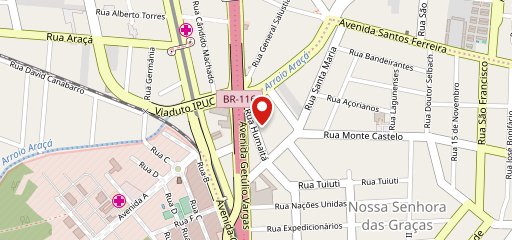 Mokai Sushi Canoas Buffet e Delivery no mapa