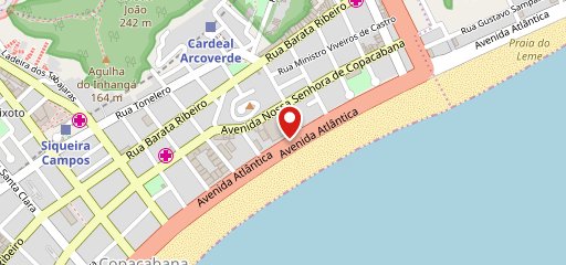 Momo Gelato Copacabana Palace no mapa