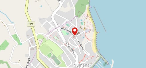 Bar gelateria camere morelli sulla mappa