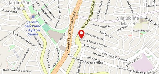 Mr. Texas Pizza - Santana no mapa