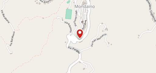 Mulino delle fosse della porta di sotto sulla mappa