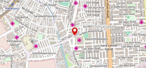 Myfroyoland Premium Frozen Yogurt - Indiranagar, Bangalore on map