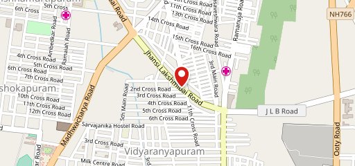 Mysuru Chats Center on map